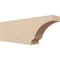 Ekena Millwork 4in. W x 8in. H x 24in. L Moab Woodgrain TimberThane Rafter Tail, Primed Tan RFTUR04X08X24MOARCPR - alternate 1